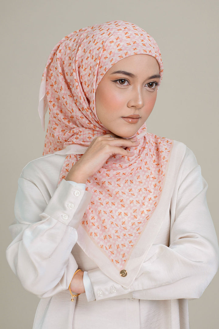 Poppy Square Cotton Voile