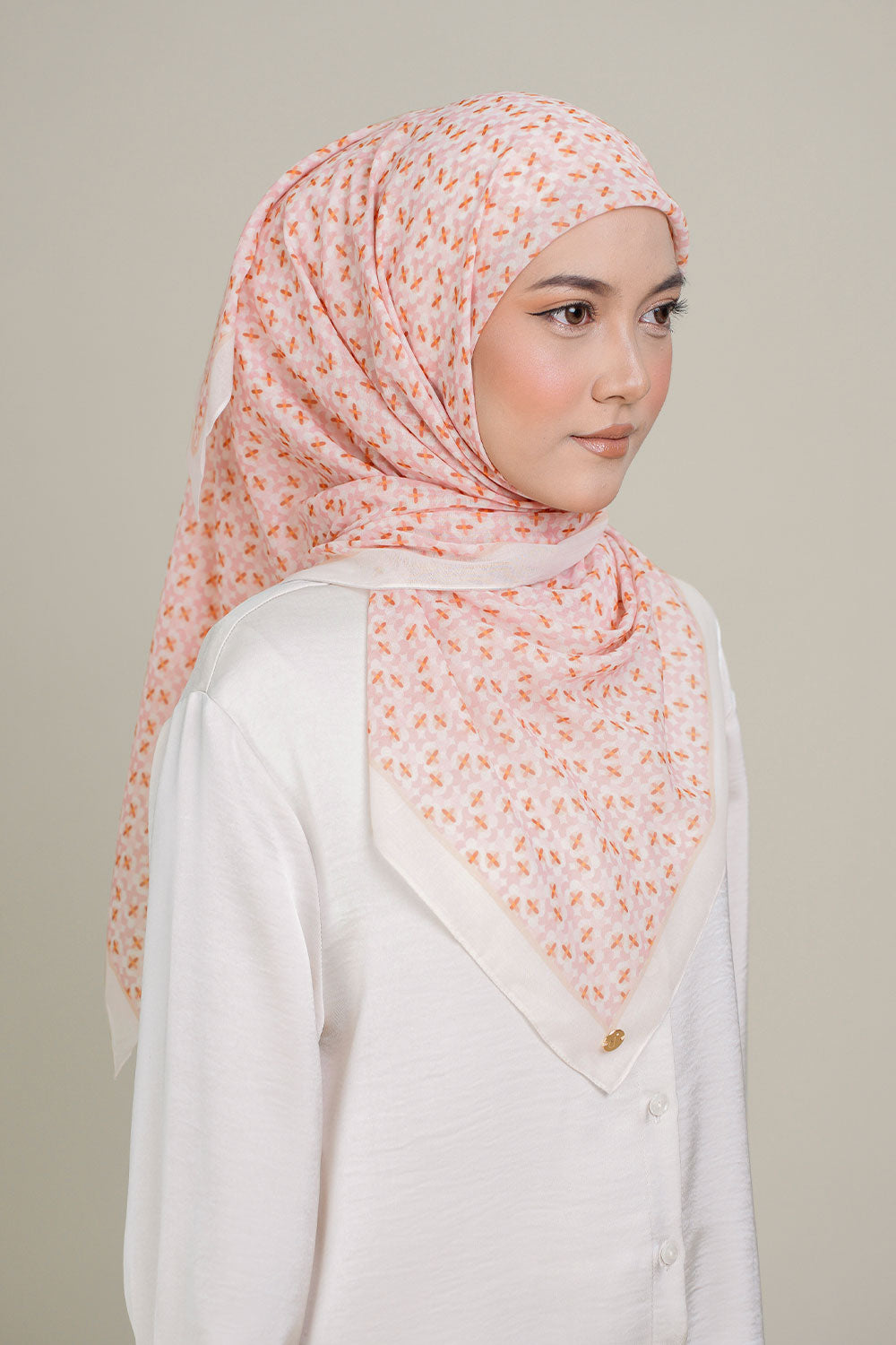 Poppy Square Cotton Voile