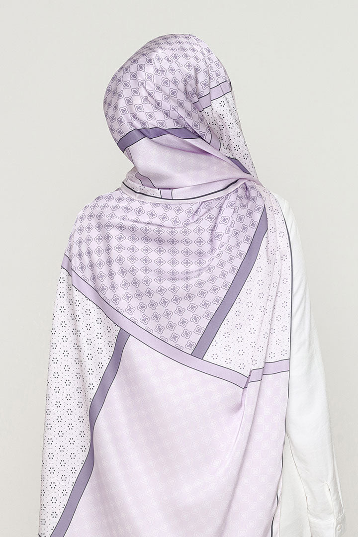 Venice Printed Shawl Lilac