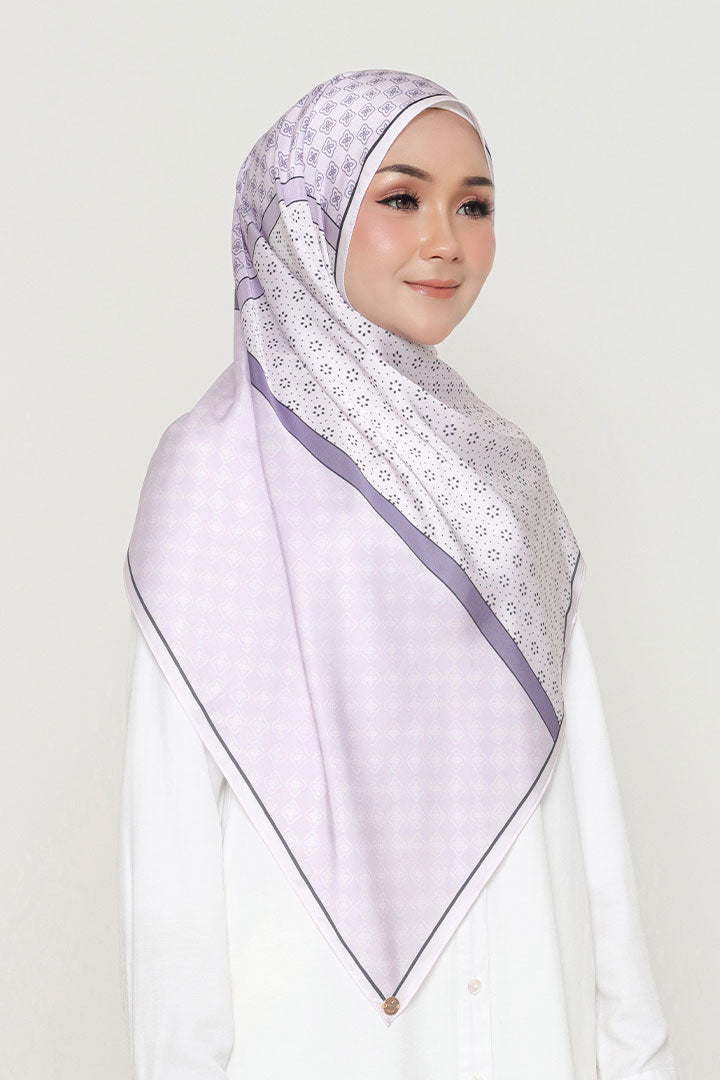 Venice Printed Shawl Lilac