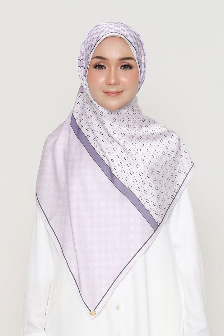 Venice Printed Shawl Lilac