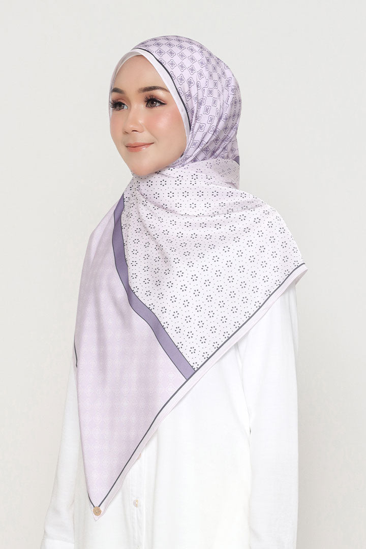 Venice Printed Shawl Lilac