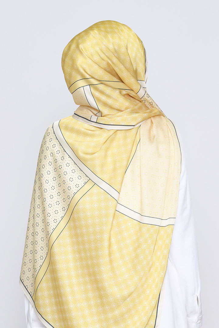Venice Printed Shawl Yellow
