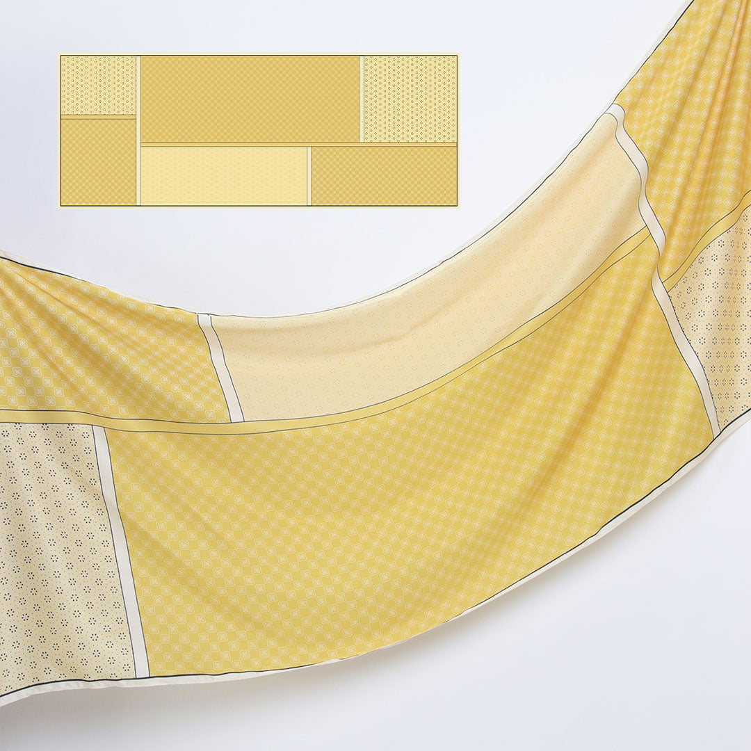Venice Printed Shawl Yellow