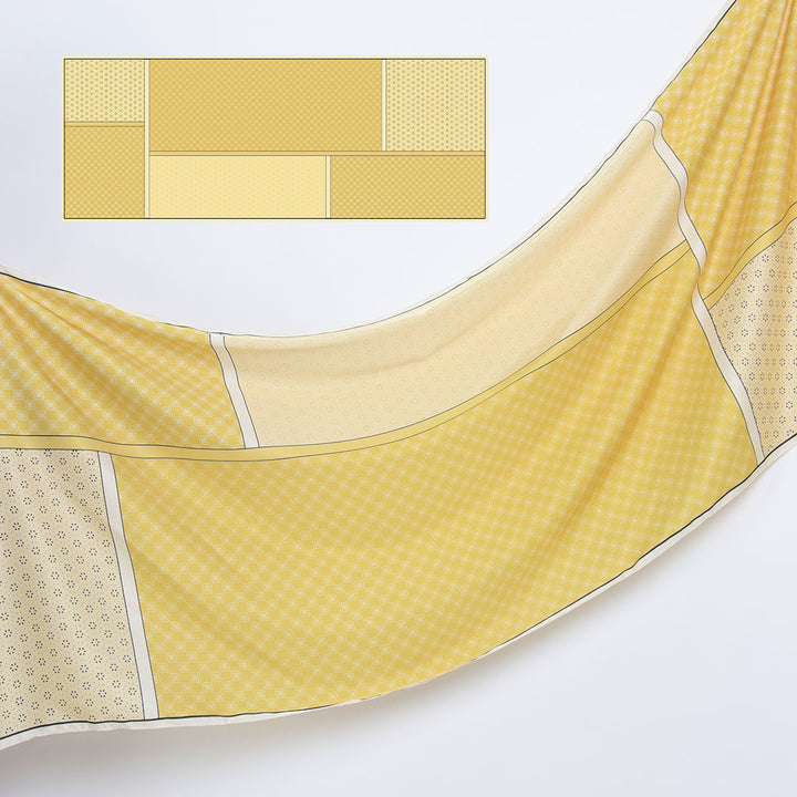 Venice Printed Shawl Yellow