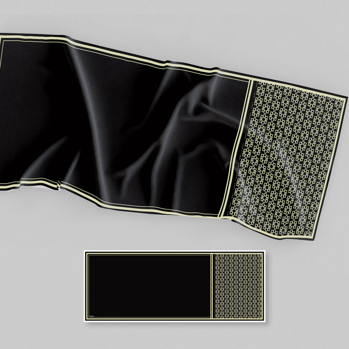 Zahra Printed Shawl Black