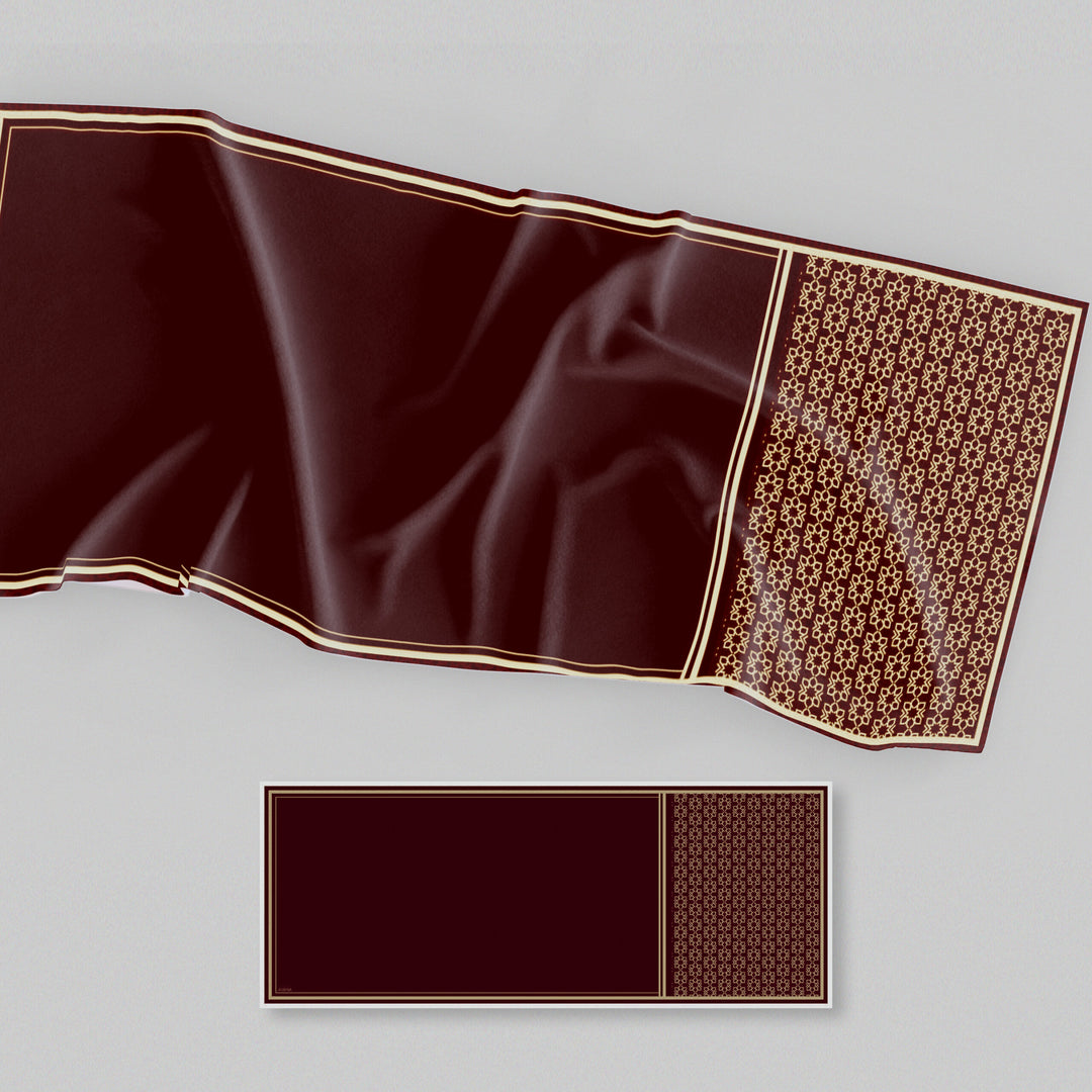 Zahra Printed Shawl Brown