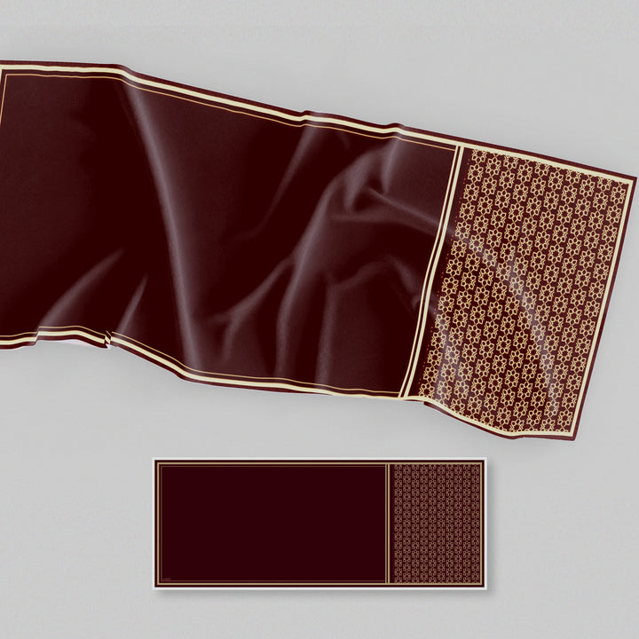 Zahra Printed Shawl Brown