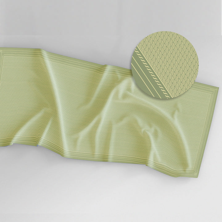 Haura Shawl Printed Green