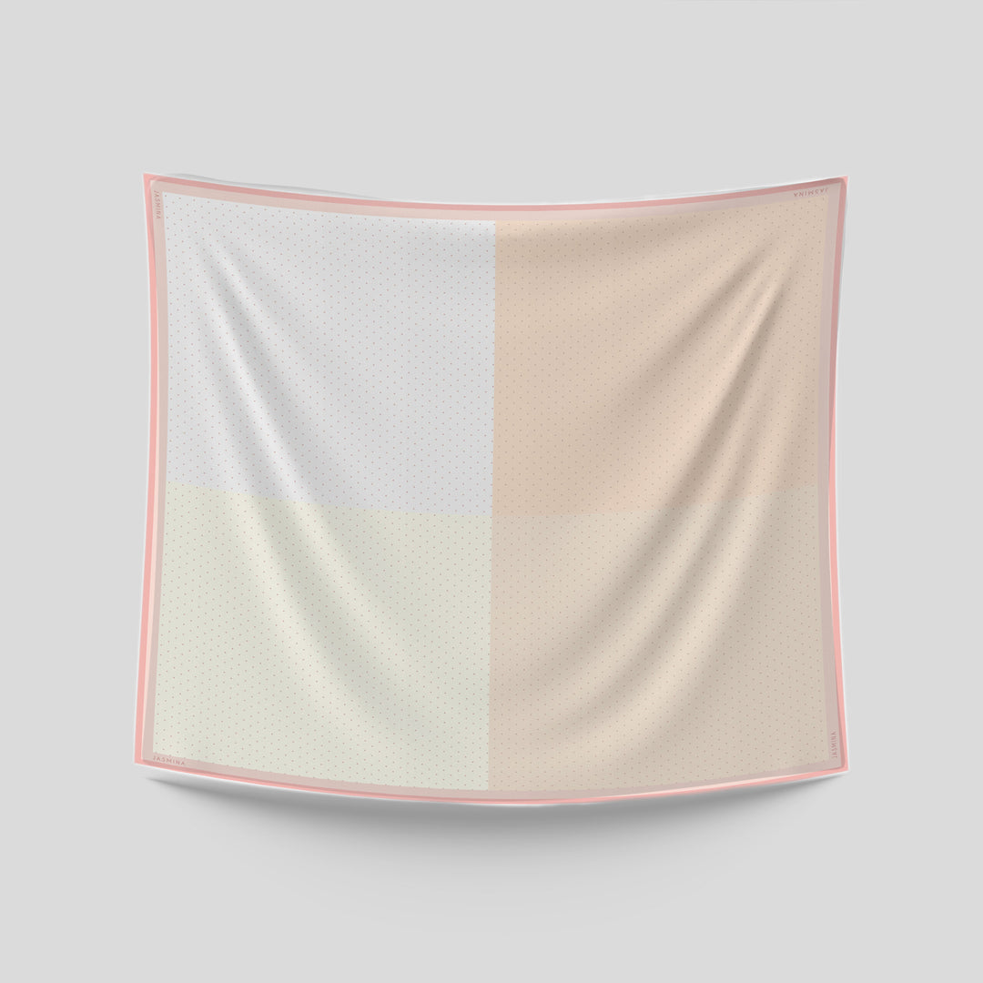 Elia Printed Square Nude Pink