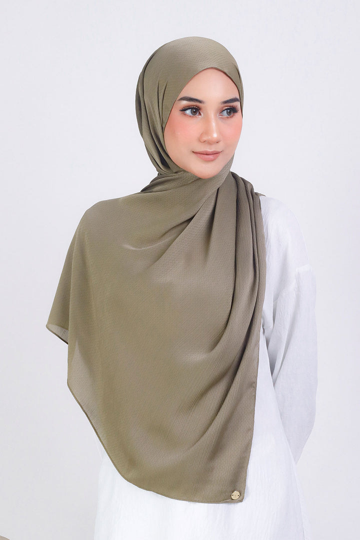 Jasmina Basic Shawl Plain Sage Green