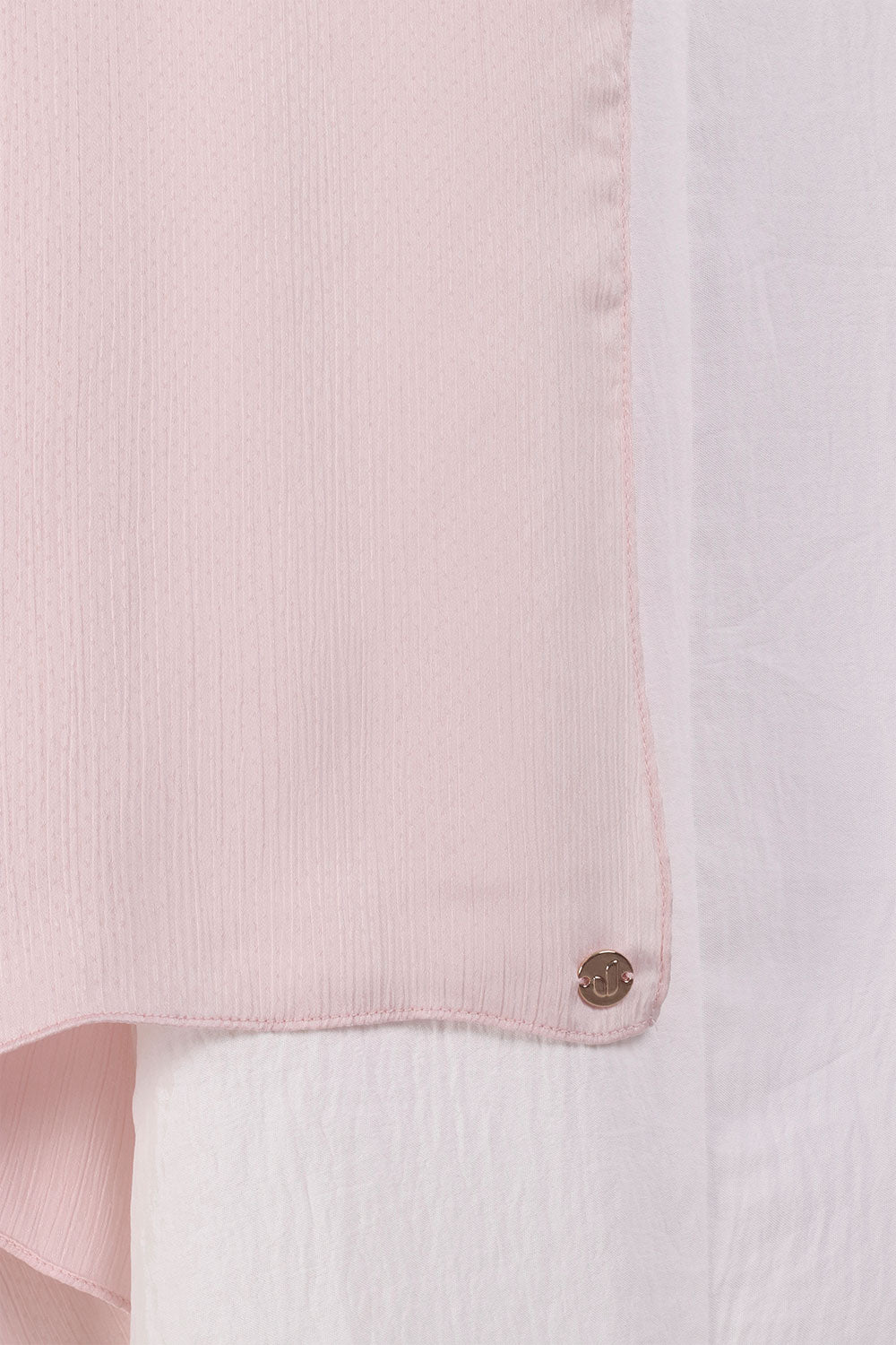 Jasmina Basic Shawl Plain Baby Pink