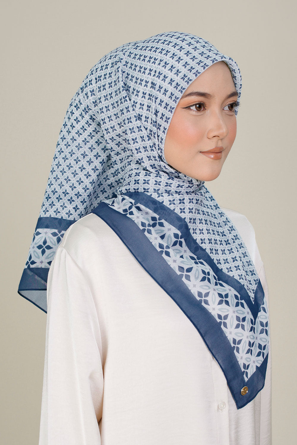 Lainey Square Cotton Voile