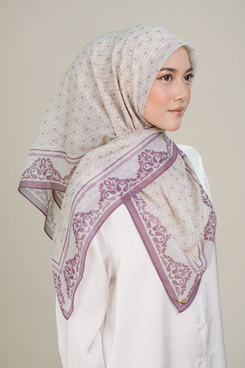 Ayla Square Cotton Voile