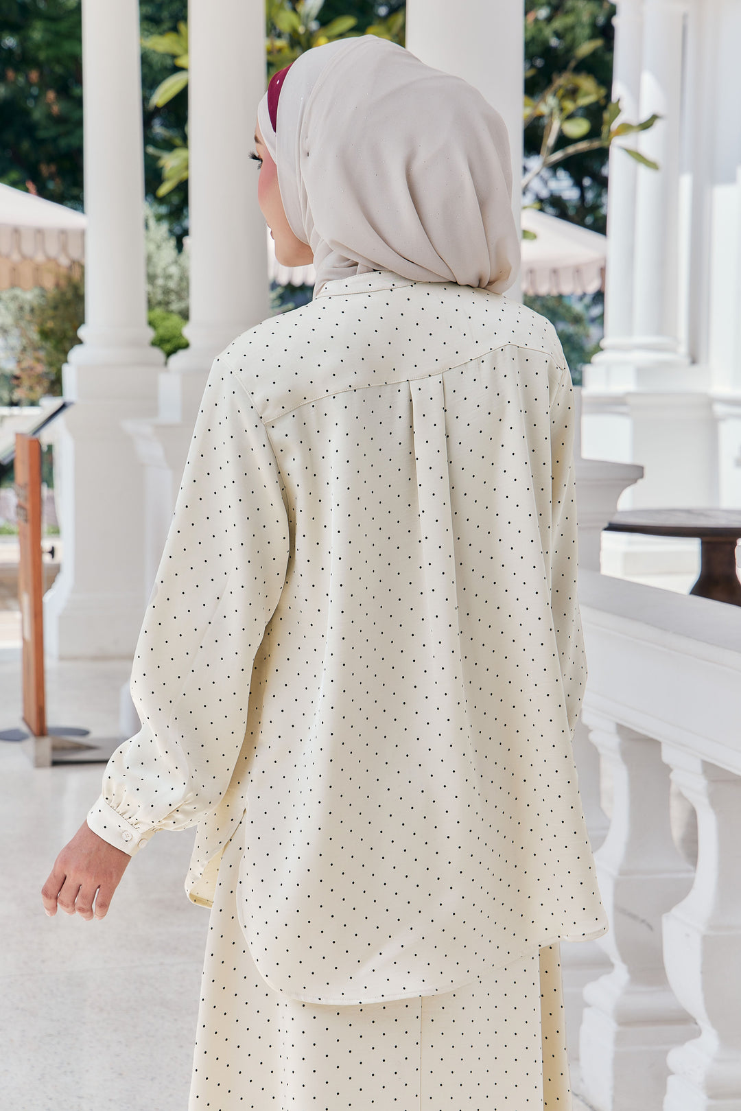 Victoria Plus Mini Polka Dot Blouse
