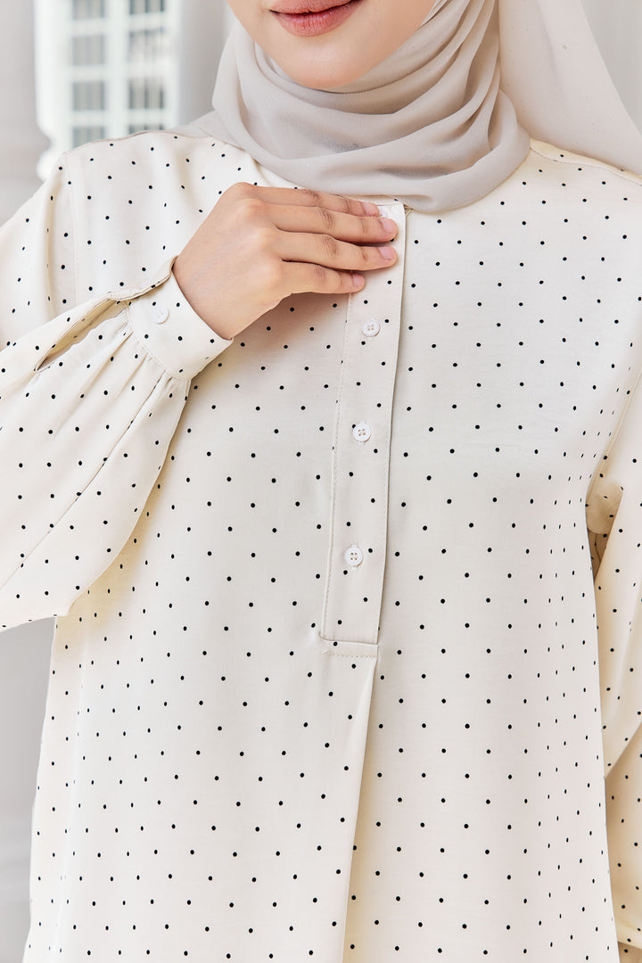 Victoria Mini Polka Dot Blouse