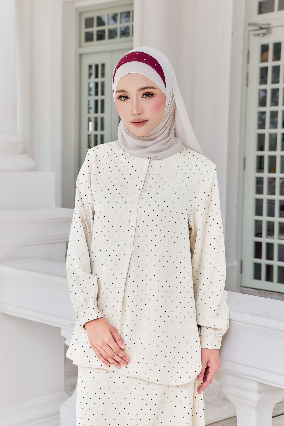 Victoria Mini Polka Dot Blouse