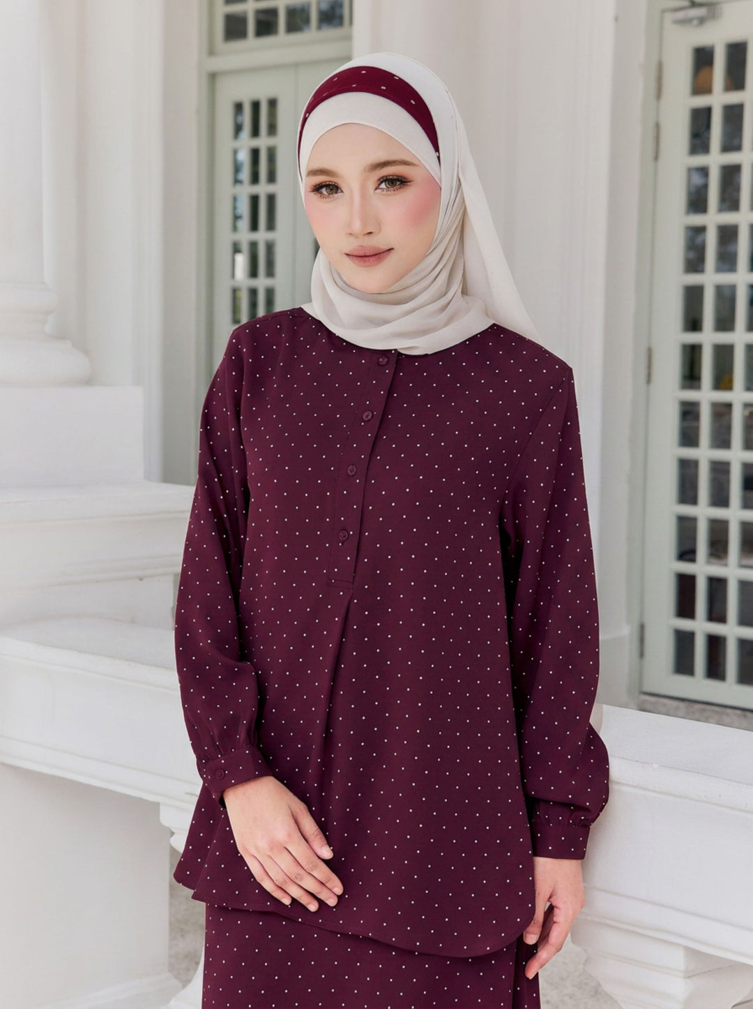 Victoria Mini Polka Dot Blouse