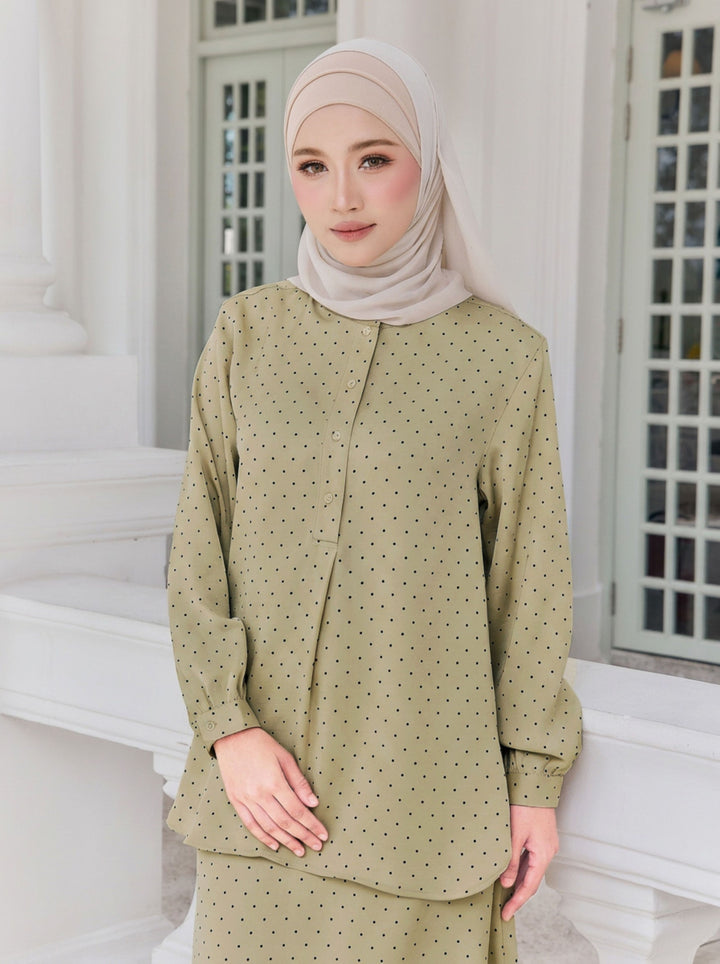 Victoria Mini Polka Dot Blouse