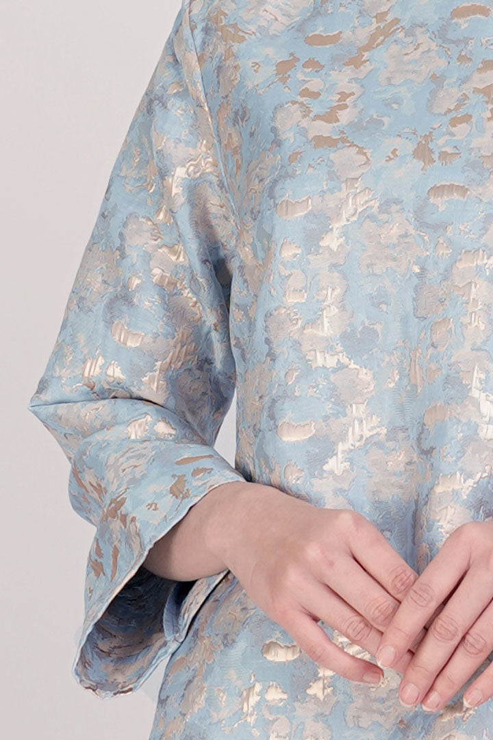 Anggrek Kids Kurung Blue