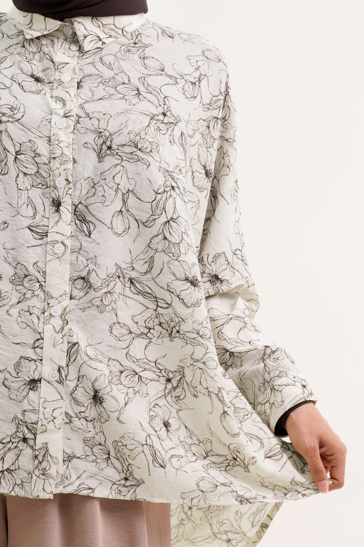 Ayunda Printed Shirt Floral