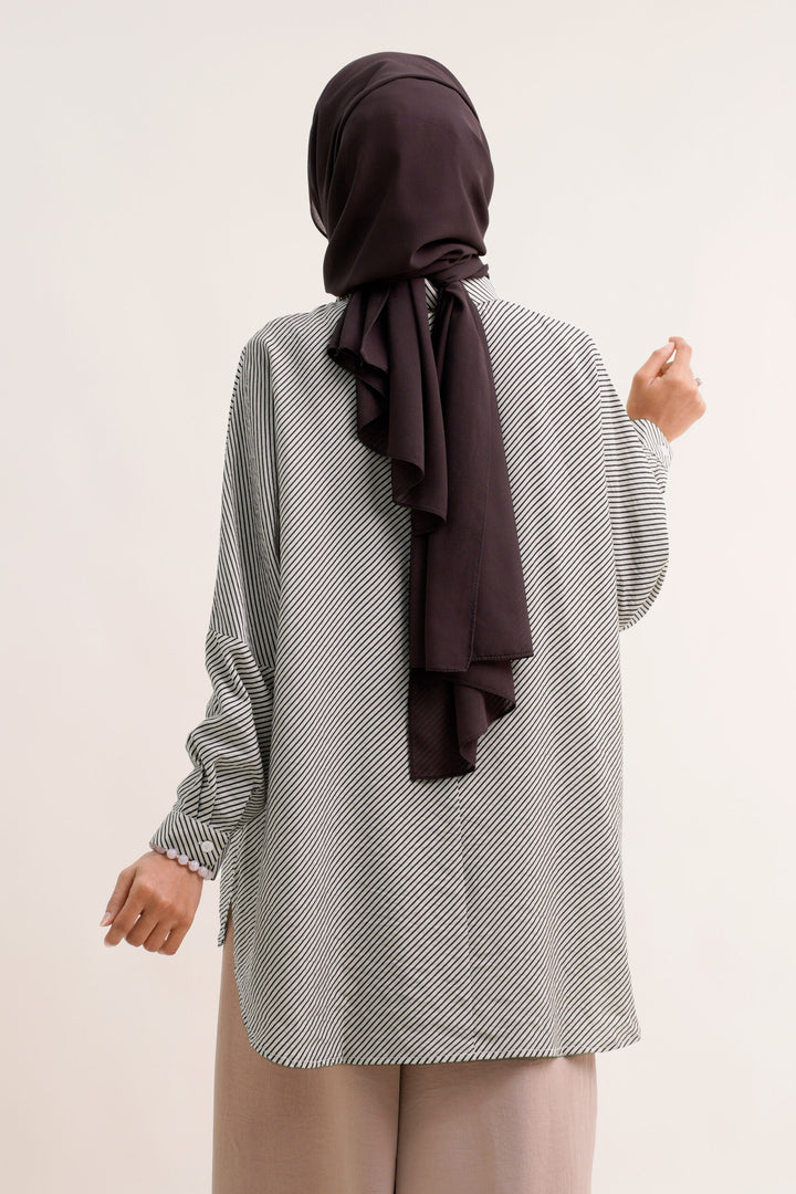 Ayunda Printed Shirt Stripe