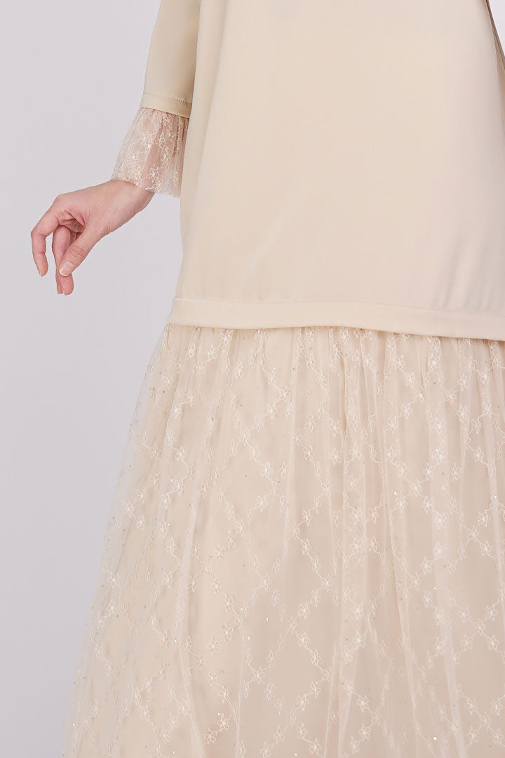 Azalea Kids Dress Beige
