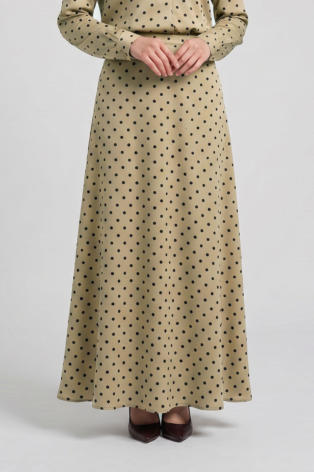 Alani Plus Polka Dot Skirt