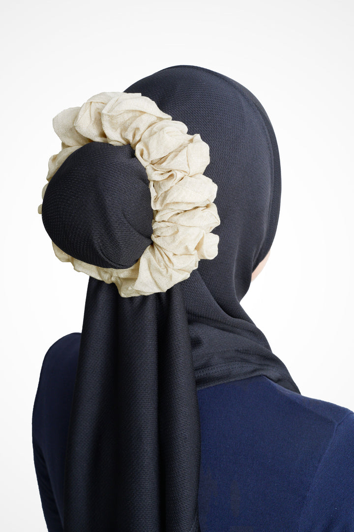 Sparkle Cotton Voile Scrunchies