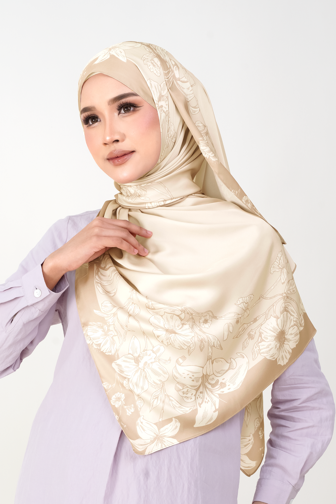 Safrine Satin Shawl