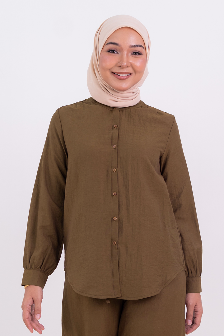 Sienna Blouse Brown
