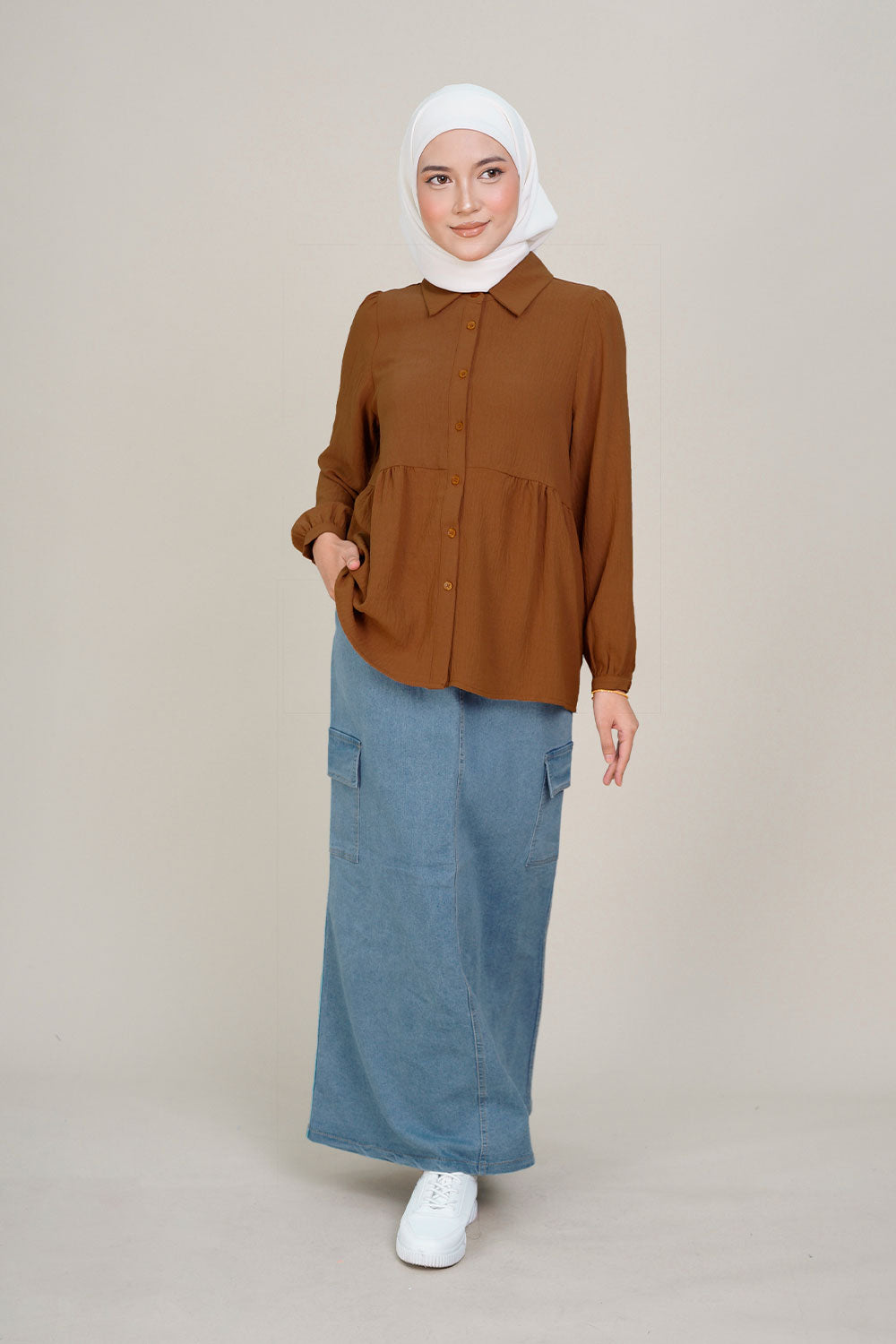 Ummu Blouse Brown