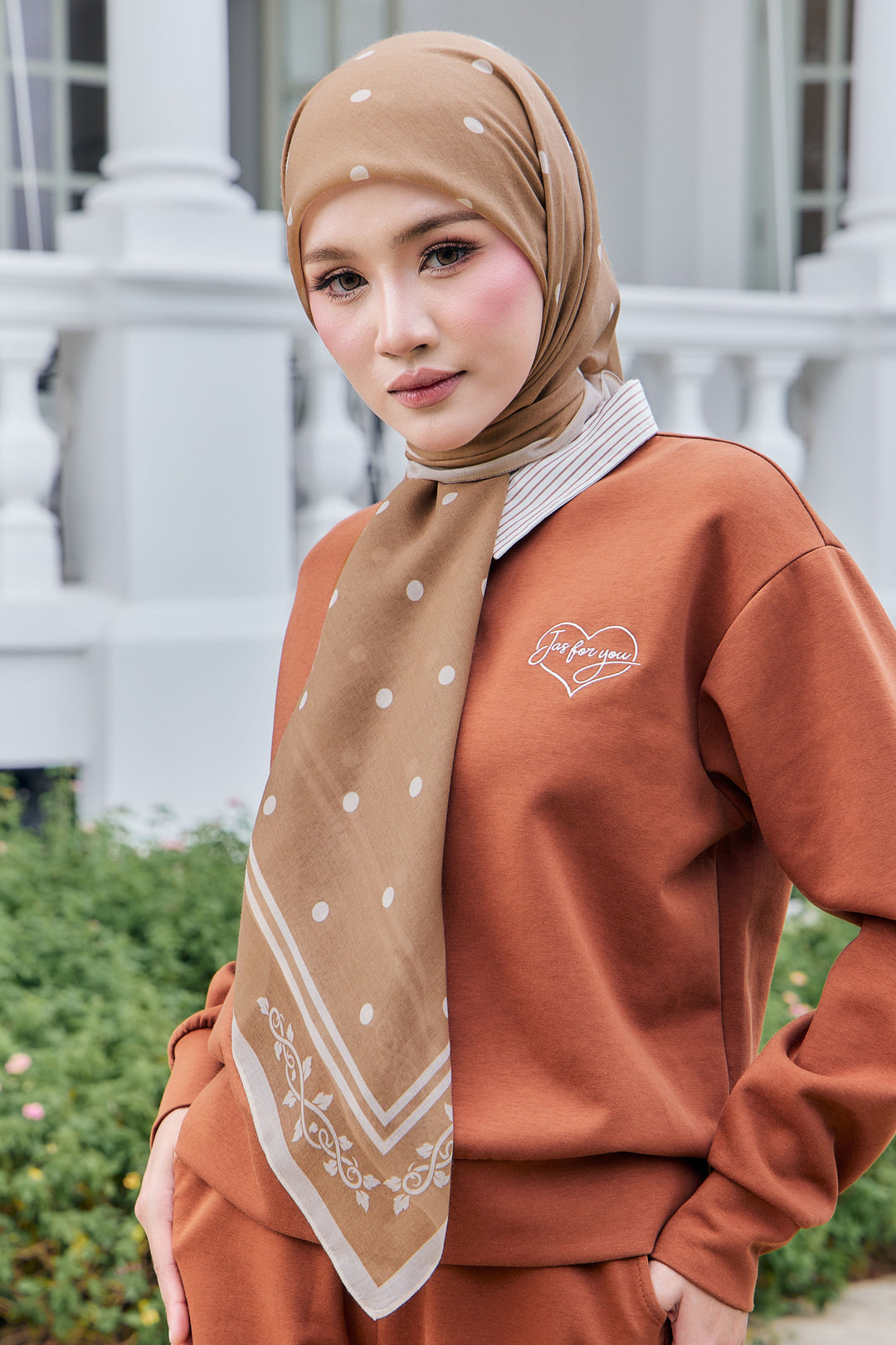 Hulda Square Cotton Voile