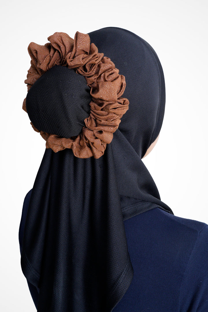 Sparkle Cotton Voile Scrunchies