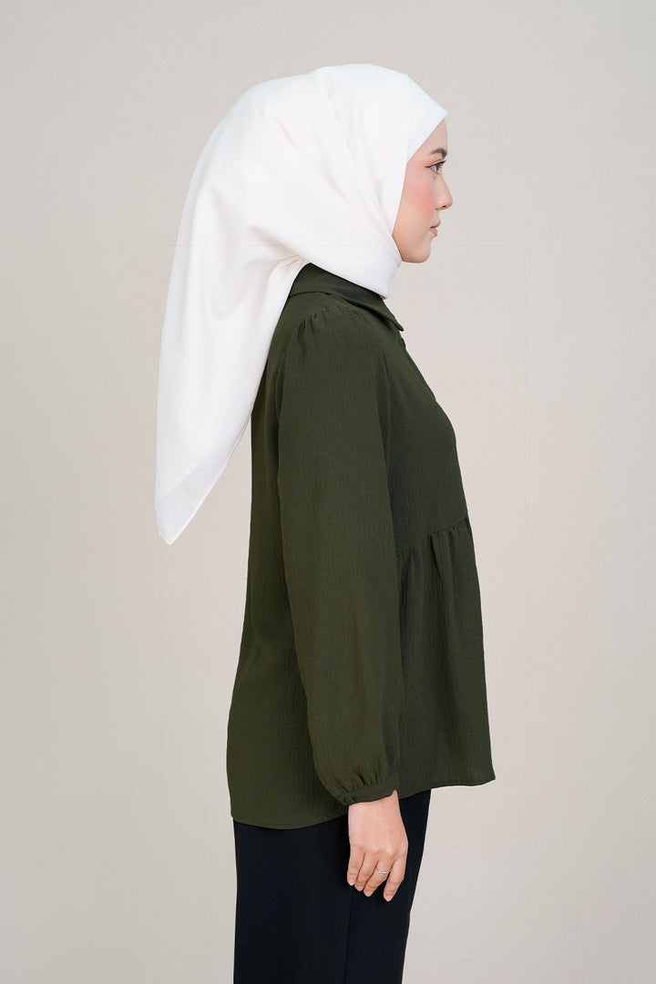 Ummu Blouse Army Green