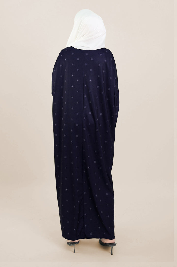 Delisya Kaftan Navy