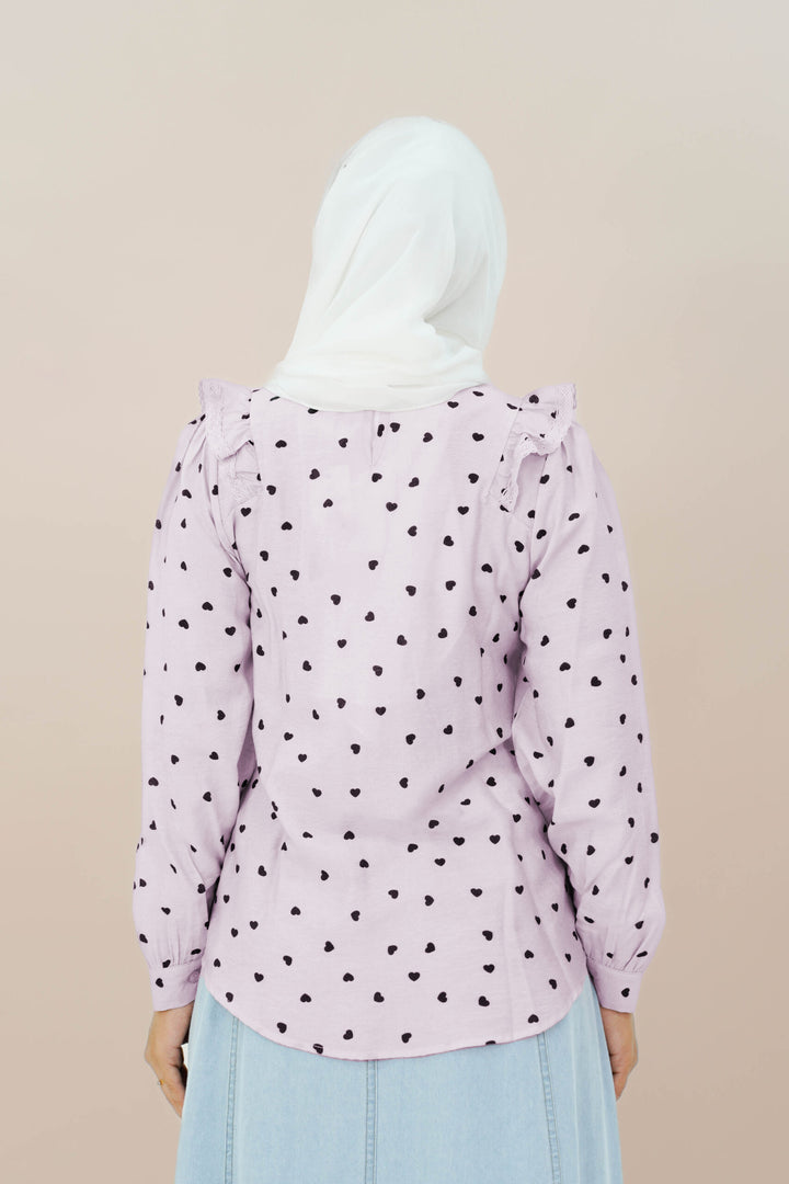 Donita Blouse Soft Lilac