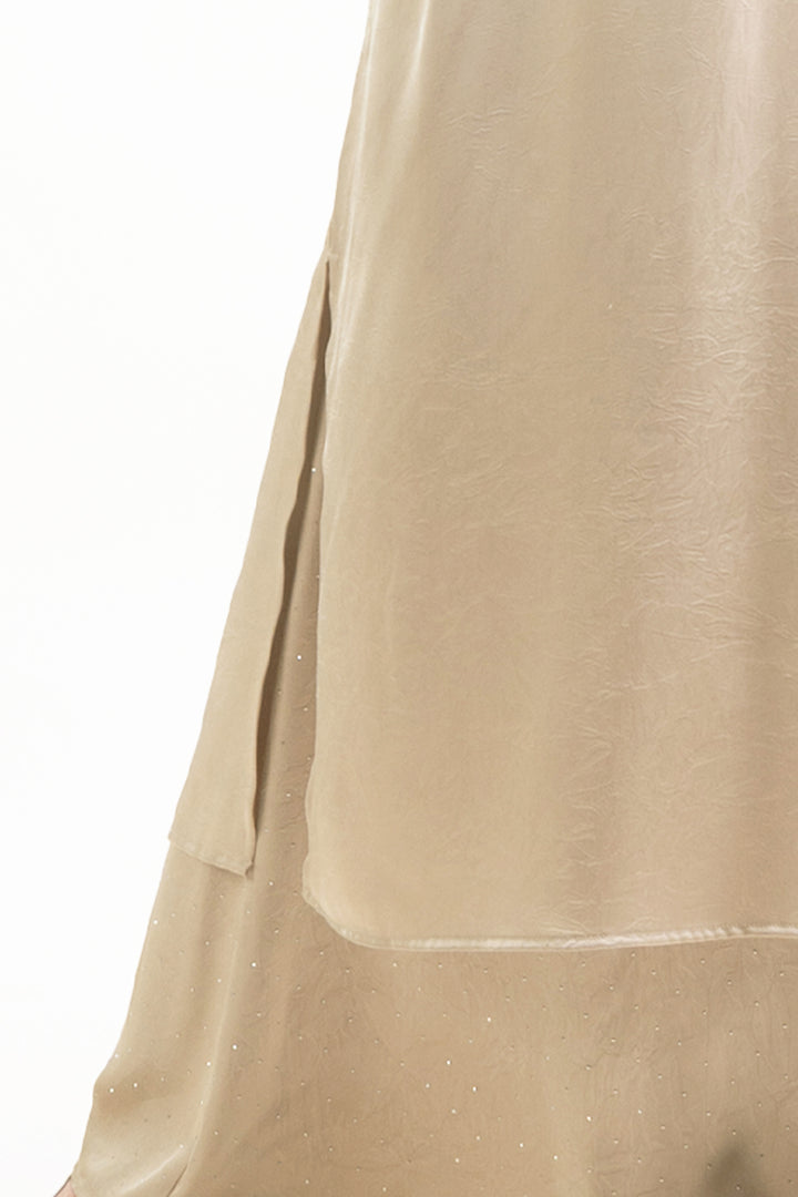 Florence Hand Crush Satin Latte