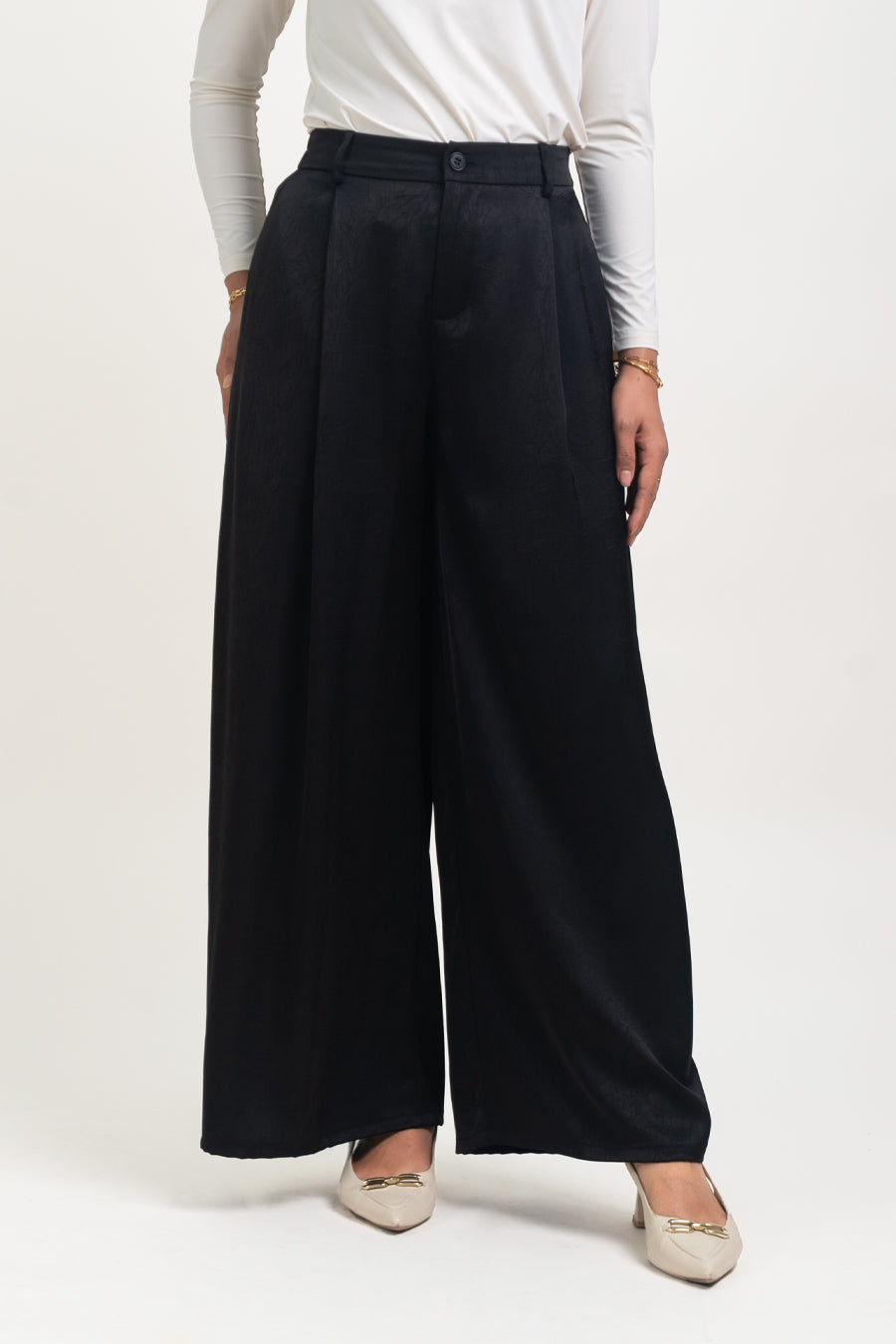 Florence Hand Crush Satin Pants