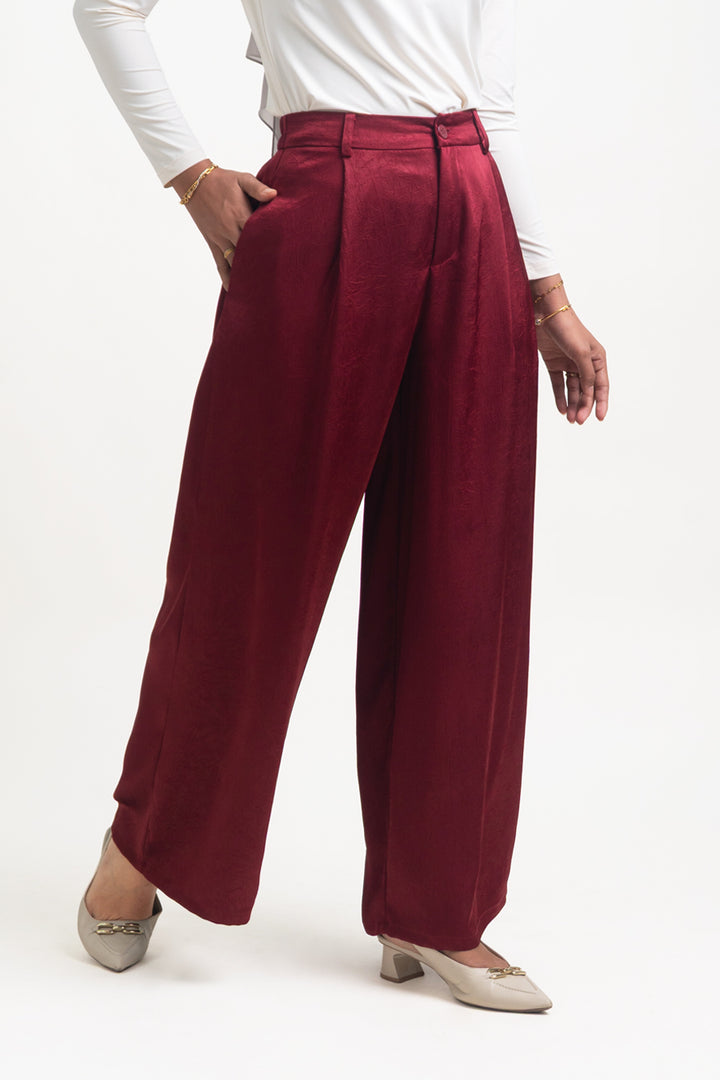 Florence Hand Crush Satin Pants