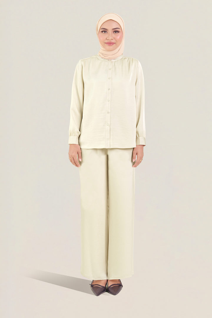 Stella Satin Pants Beige