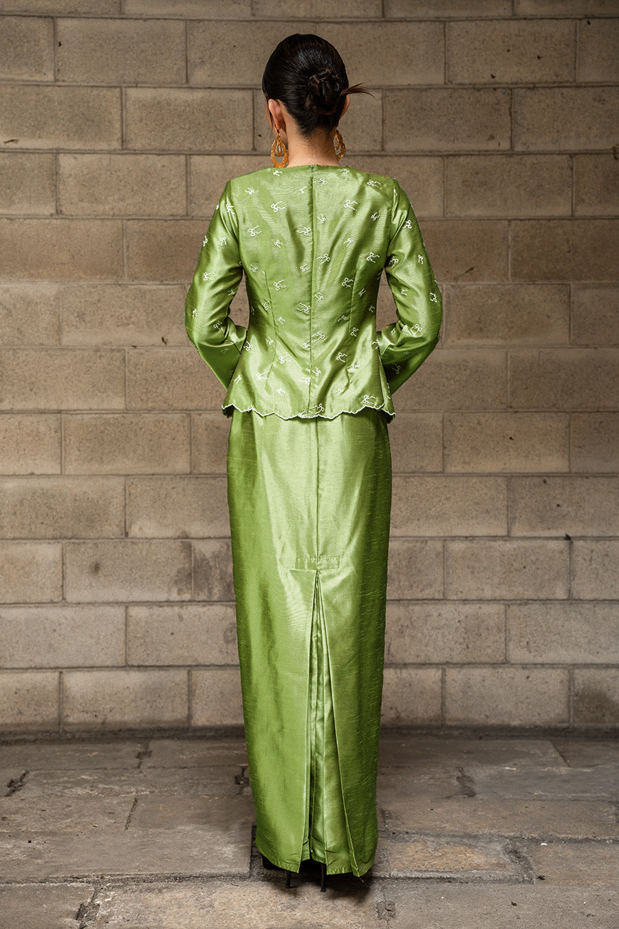 Ilona Kebaya Moden in Green