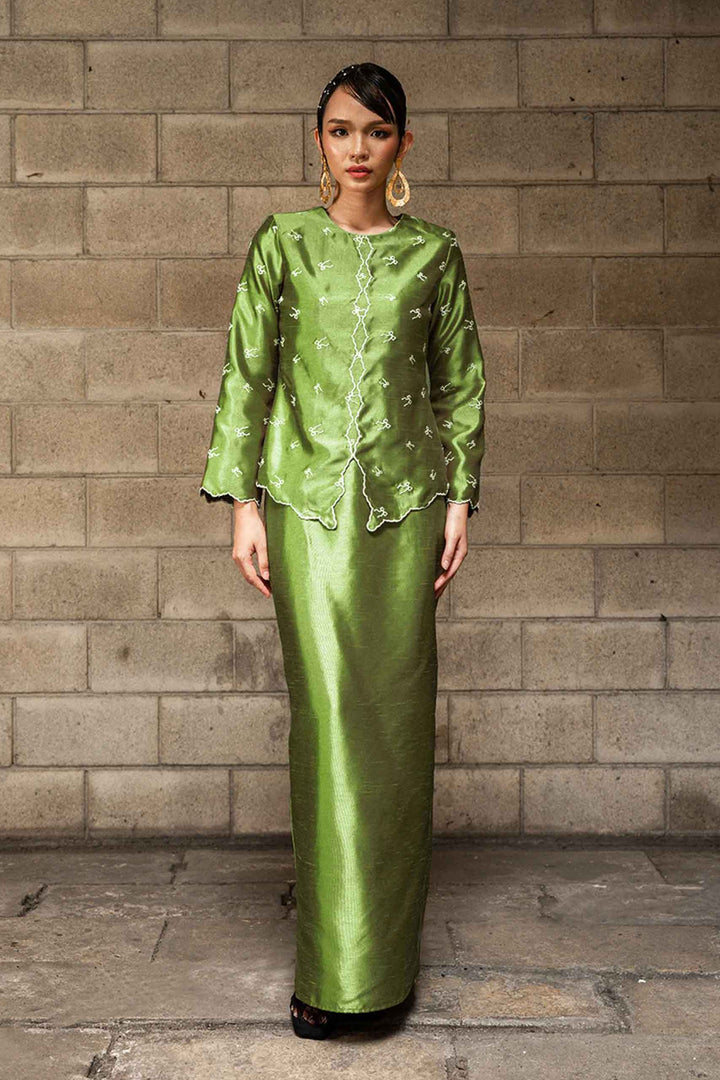 Ilona Kebaya Moden in Green