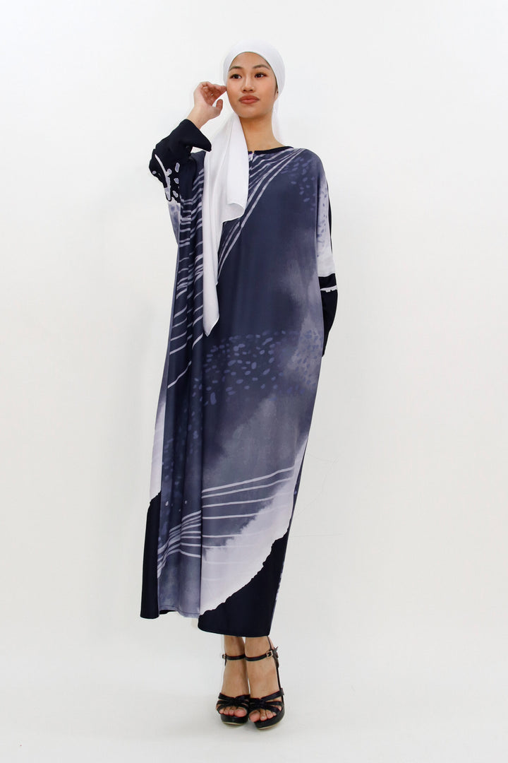 Ayra Kaftan Navy