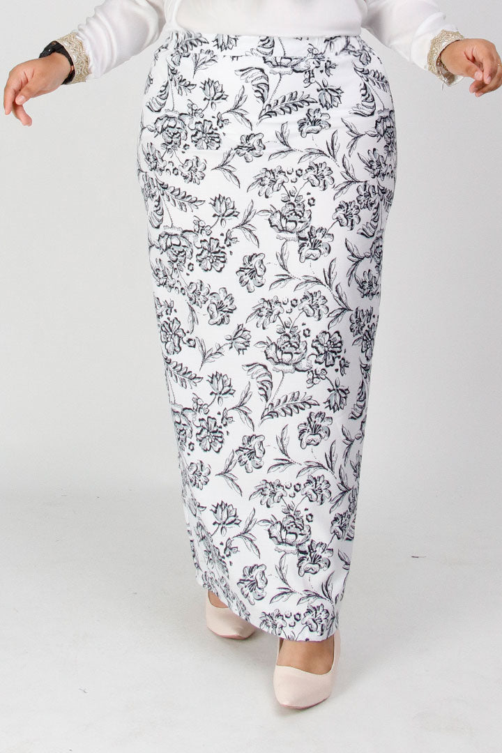 Rosa Plus Skirt White A