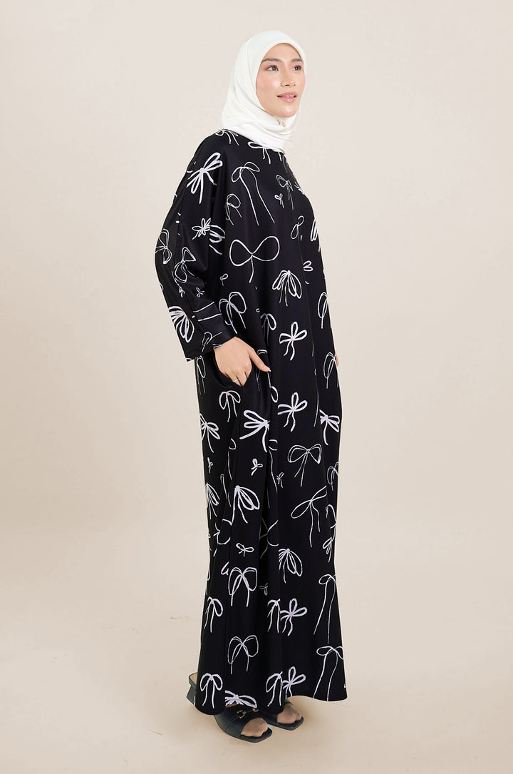 Kalisya Kaftan Black