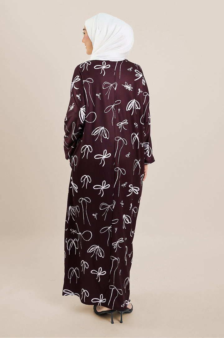 Kalisya Kaftan Maroon