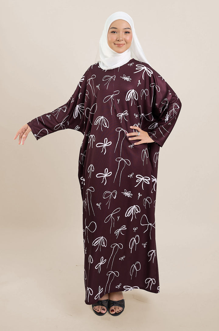 Kalisya Kaftan Maroon