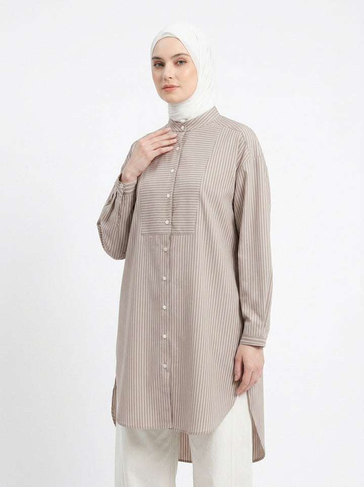 Paloma Stripe Cotton Blouse