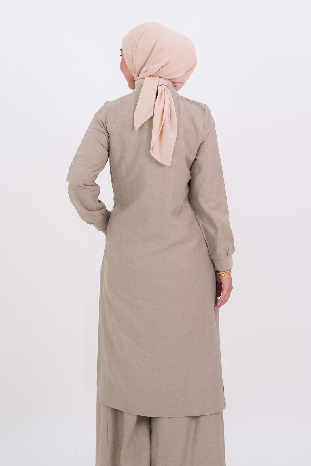 Sienna Long Blouse Light Brown
